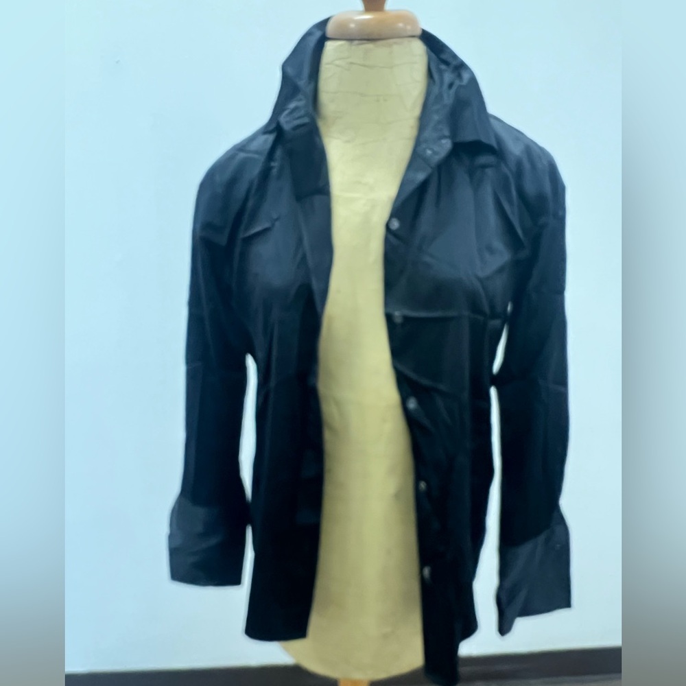 Banana Republic Midnight Silk Top